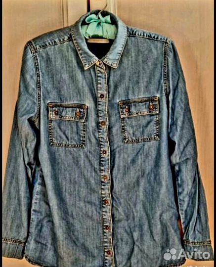 Рубашка джинсовая Barbour 44 Англия