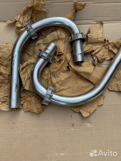 Коленья глушителя мотоцикла Днепр СССР