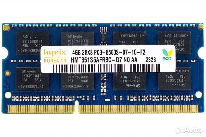 Новые sodimm DDR3 4GB PC3-8500S 1066мгц Hynix