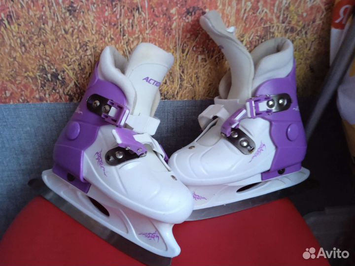 Коньки раздвижные 29-32