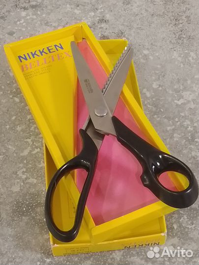 Ножницы зигзаг, Nikken Belltex,Япония,сталь, 2003г
