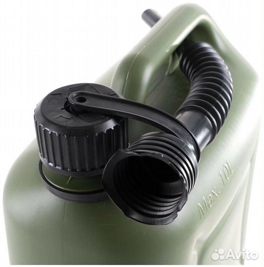 Канистра 10л для гсм пластик с заливным устройст