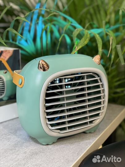 Вентилятор настольный мини, увлажнитель воздуха зе