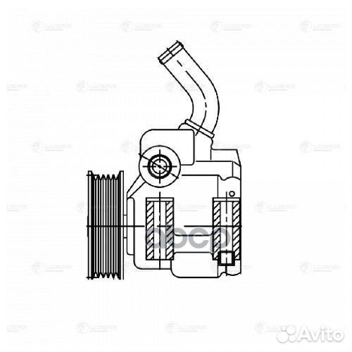 Насос гур ford fiesta 01/fusion 02