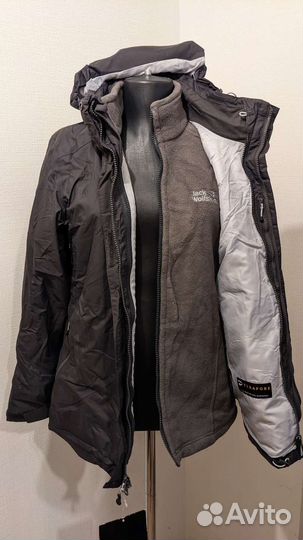 Jack Wolfskin женская куртка 3в1 оригинал