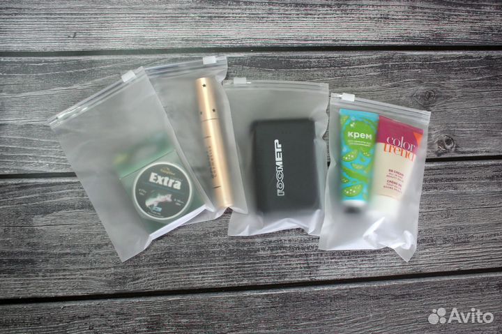 Зип пакет 10*15 см с бегунком оптом матовые