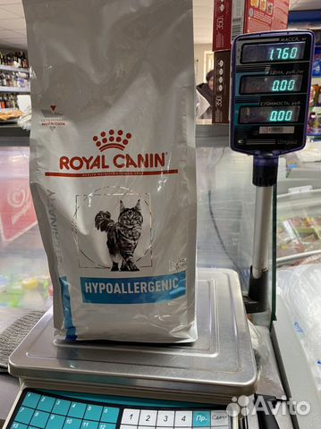 Royal canin” Hypoallergenic 1,760 гр. Цена 2000