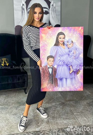 Портрет на холсте