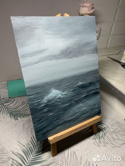 Картина маслом морской пейзаж