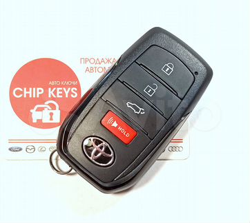 Ключ зажигания Toyota Land Cruiser 300 / 4 кнопки