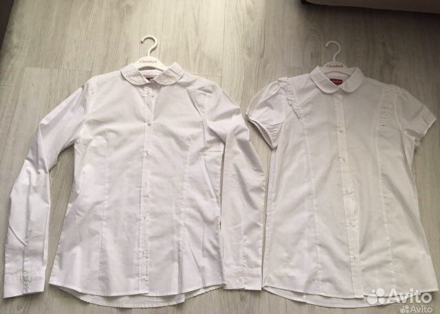 Блузки школьные, юбки р.164