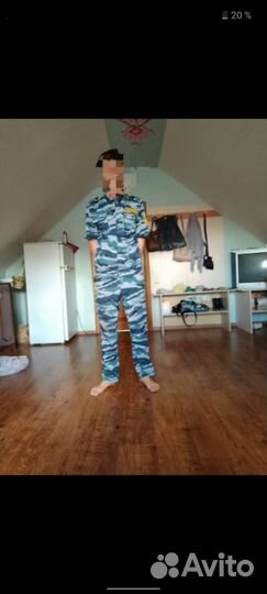 Форма охранника синяя