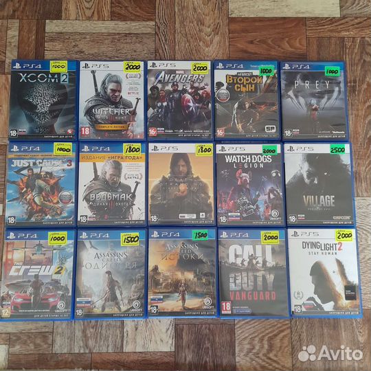 Лицензионые игры sony playstation 4/ps4/ps5