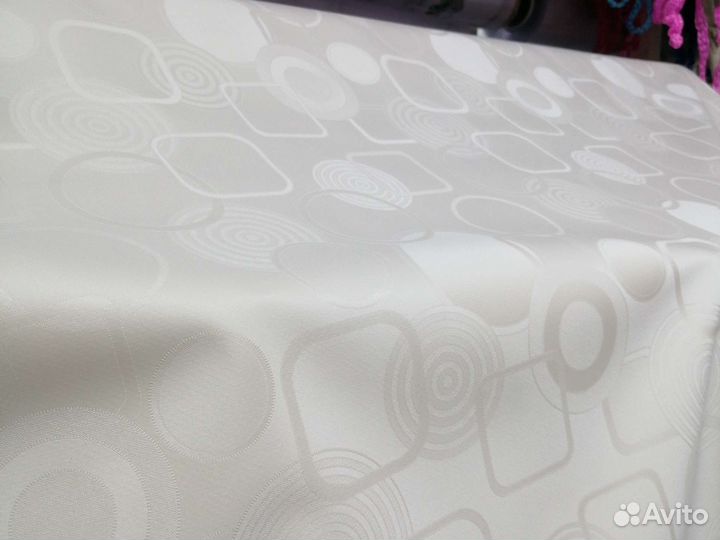 Клеенка белая на стол