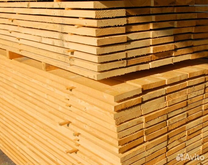 Доска от производителя, сосна 25х100х6000мм