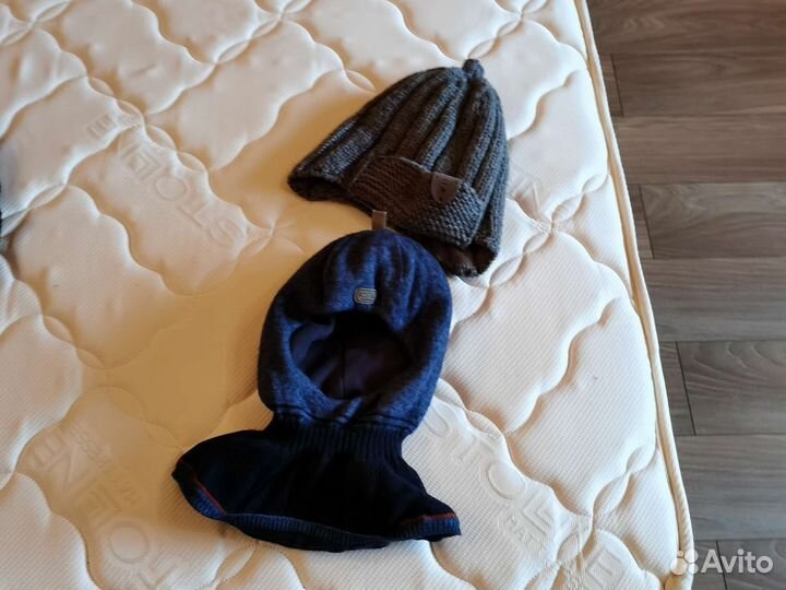 Шапка шлем для мальчика 52 54