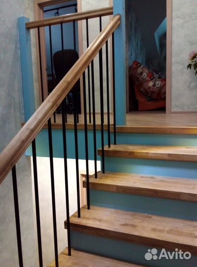 Лестница из массива дерева