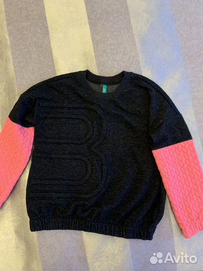 Свитшот пуловер Benetton 6-7 лет