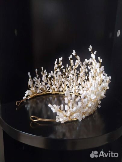 Новая тика, тиара, диадема, корона, хрусталь