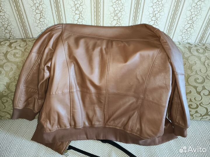 Кожаная куртка мужская