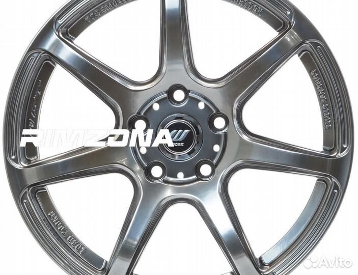 Литые диски work R16 5x100 srt. Примерка