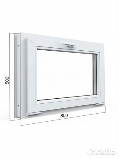 Пластиковое окно фрамуга