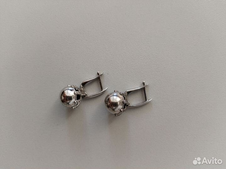 Серьги серебро 925 проба