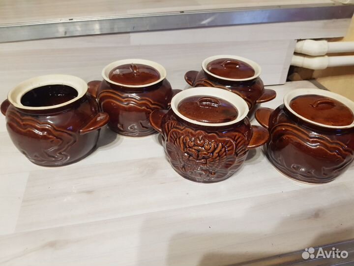 Горшочки для запекания 5 шт