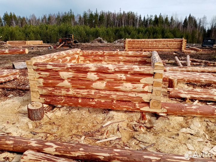 Строительство, срубы