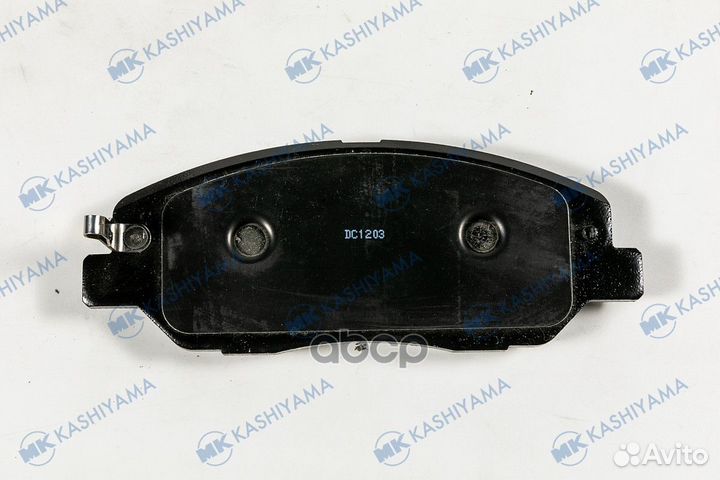 Колодки тормозные, передние (с антискрипной