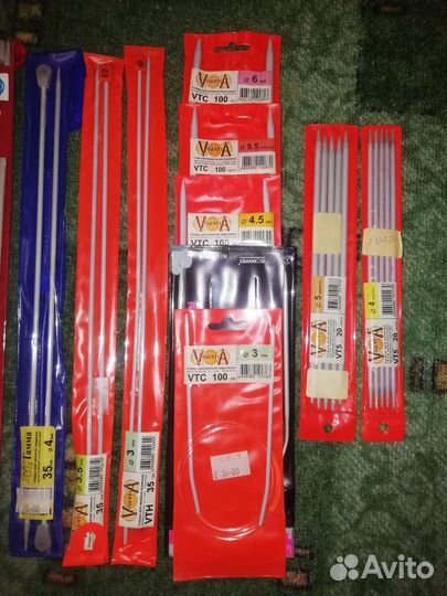 Спицы для вязания 15 шт