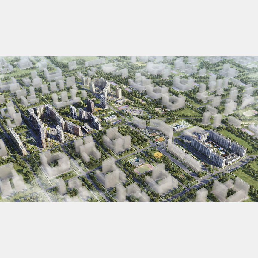 2-к. квартира, 45,6 м², 10/21 эт.