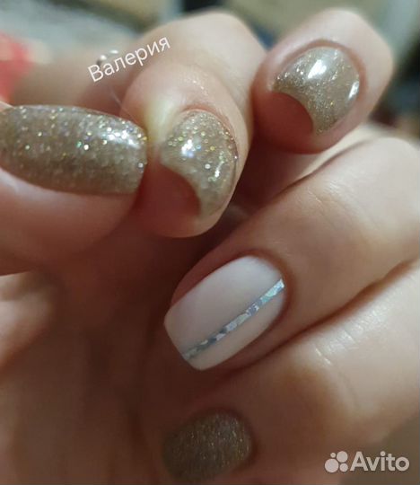 Наращивание ногтей, маникюр с покрытием гель-лак
