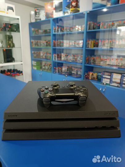 PS4 Pro 1tb черный+700игр+гарантия