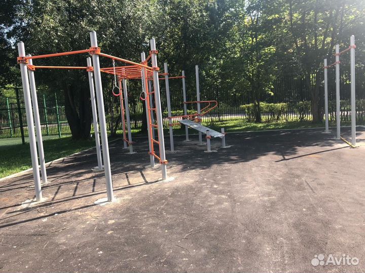 Турник тройной звезда