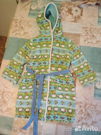 Халат детский махровый