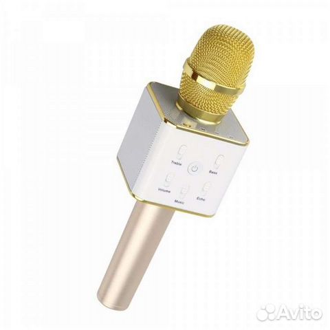 Микрофон для караоке q7 gold