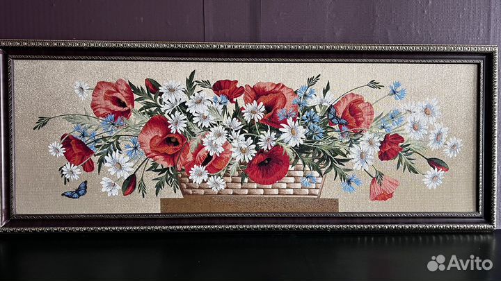 Картина в раме гобелен