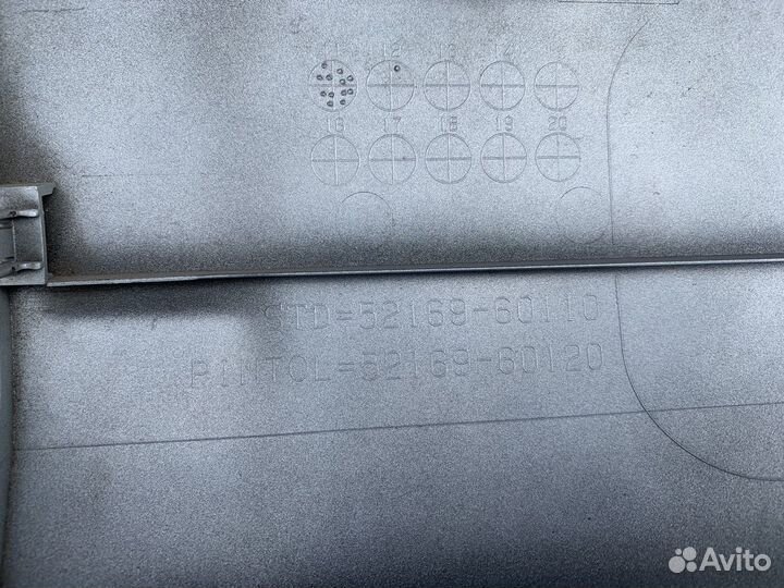 Накладка бампера задняя Lexus Lx 570