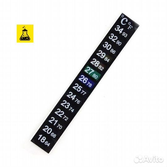 Термометр наклейка