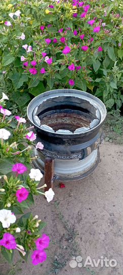 Печь для казана из дисков