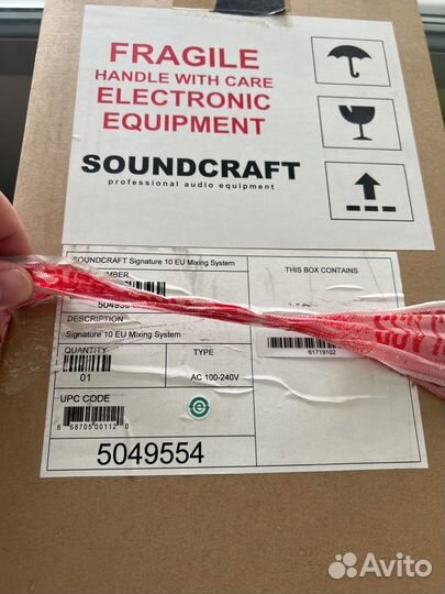 Микшерный пульт Souncraft Signature 10