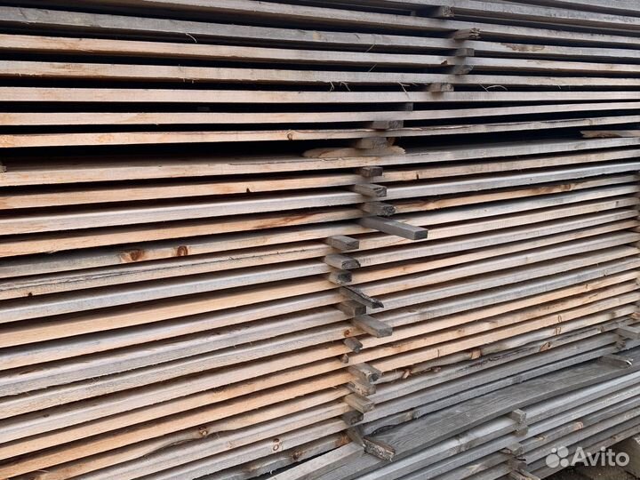 Доска обрезная сухая 25/100