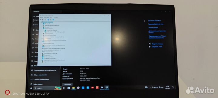 Игровой ноутбук msi gf65 RTX 3060 6GB, RAM24GB