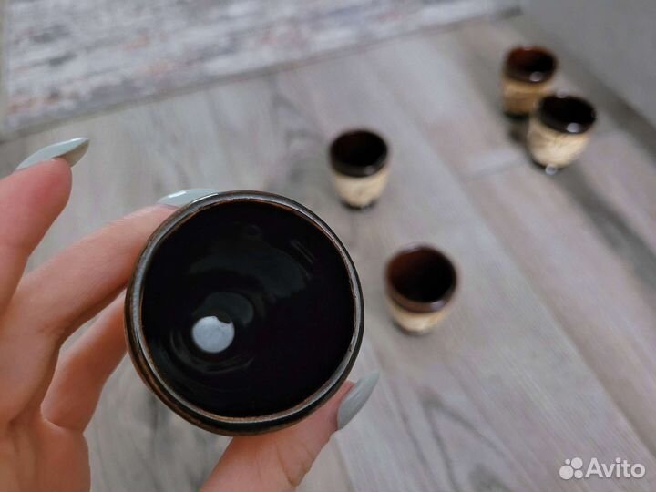 Рюмки глиняные винные