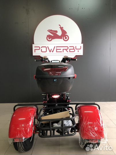 Электроскутер white siberia PRO trike 3000W