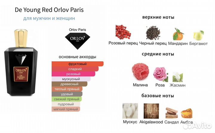 Orlov Paris De Young Red Orlov Paris Распив