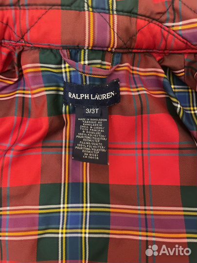 Polo Ralph lauren куртка 3T