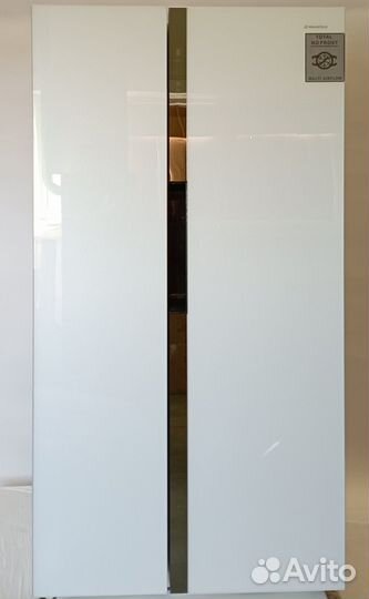 Холодильник с инвертором maunfeld MFF177NFW