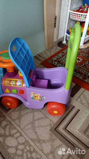 Паровозик толокар музыкальный